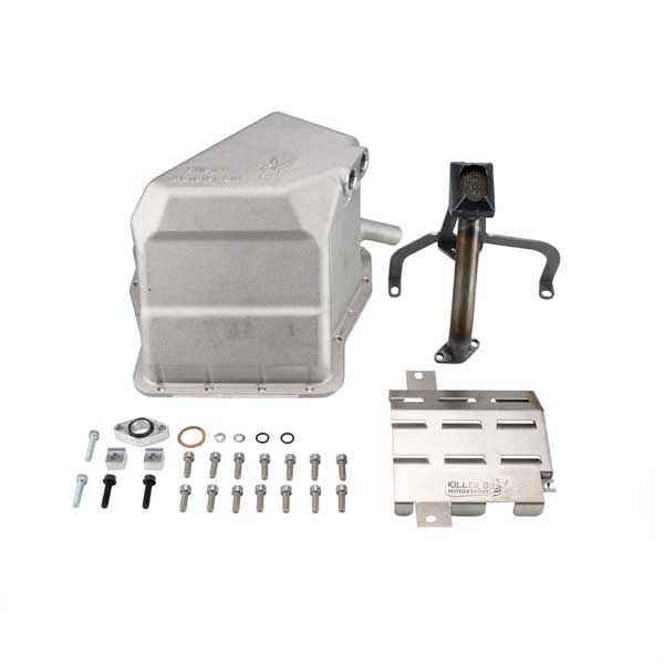 Killer B Motorsport 02 - 14 WRX / 04 - 21 STI Super G Oil Pan w/ High Flow Style Pick and Baffle Combo | PPBC - HFG - JDMuscleOil PansPPBC-HFG
