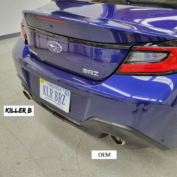 Killer B Motorsport [2022 BRZ/GR86] Exhaust Tip Extensions | EXTP22 - JDMuscleExhaust Tips and SilencersklbEXTP22