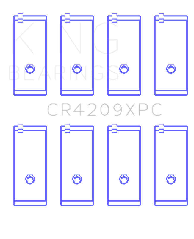 King Engine Bearings Toyota 3S - GTE/16V 2.0L Connecting Rod Bearing Set (Part Number: kingCR4209XPC.026) | kingCR4209XPC.026 - JDMuscleSPK769653
