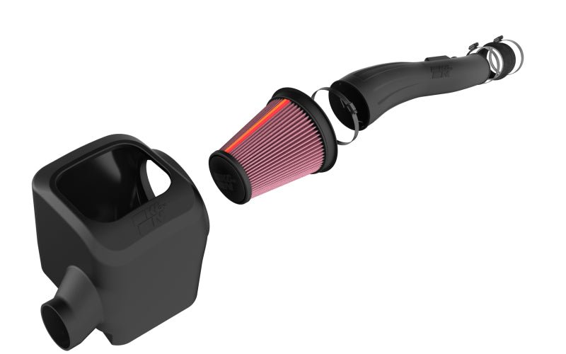 K&N 16 - 23 Toyota Tacoma V6 - 3.5L F Performance Air Intake System - JDMuscleSPKknn50-9039