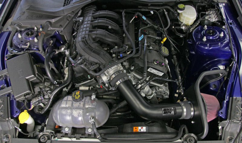 K&N 2015 Ford Mustang 3.7L V6 Performance Intake Kit - JDMuscleShop the look 2knn69-3536TTK