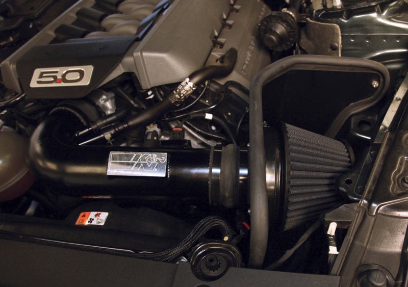 K&N 2015 Ford Mustang GT 5.0L V8 Black Performance Intake Kit - JDMuscleShop the look 2knn71-3535