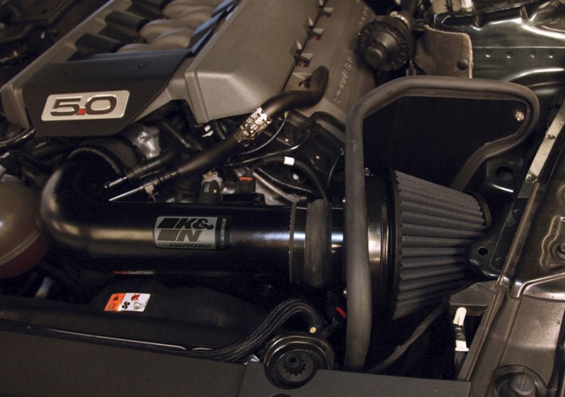 K&N 2015 Ford Mustang GT 5.0L V8 Black Performance Intake Kit - JDMuscleShop the look 2knn71-3535