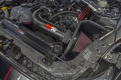 K&N 2016 - 2017 Ford Mustang Shelby 5.2L V8 Typhoon Cold Air Intake System - JDMuscleShop the look 2knn69-3538TTK