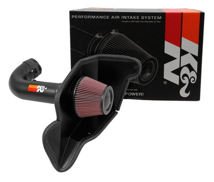 K&N 2016 - 2017 Ford Mustang Shelby 5.2L V8 Typhoon Cold Air Intake System - JDMuscleShop the look 2knn69-3538TTK