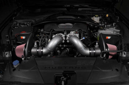 K&N 2024+ Ford Mustang V8 5.0L Typhoon Performance Air Intake System - JDMuscleShop the look 2knn69-3541TC