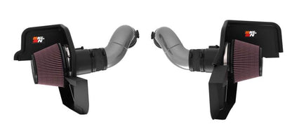K&N 2024+ Ford Mustang V8 5.0L Typhoon Performance Air Intake System - JDMuscleShop the look 2knn69-3541TC