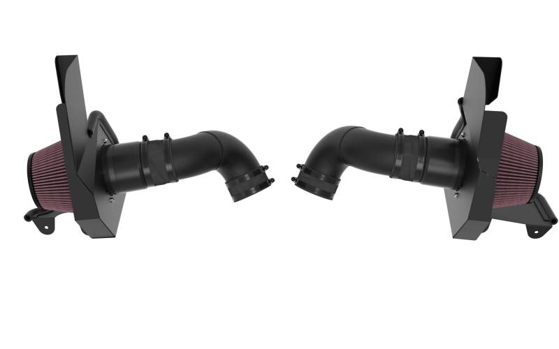 K&N 2024+ Ford Mustang V8 5.0L Typhoon Performance Air Intake System - JDMuscleShop the look 2knn69-3541TC