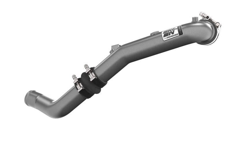 K&N 22 - 24 Honda Civic 1.5L L4 Aluminum Charge Pipe Kit - Gunmetal Gray - JDMuscleCharge Pipesknn77-1022KC