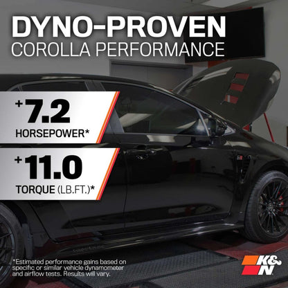 K&N [23+ GR Corolla] Charge Pipe Kit - Wrinkle Red | 77 - 1018TWR - JDMuscleCharge Pipesknn77-1018TWR