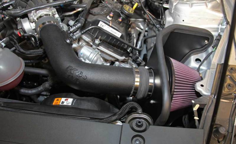 K&N Engineering 57 - 2594 Cold Air Intake Kit for 2015 - 2017 Ford Mustang 3.7L V6 F/I | knn57 - 2594 - JDMuscleSPK312736