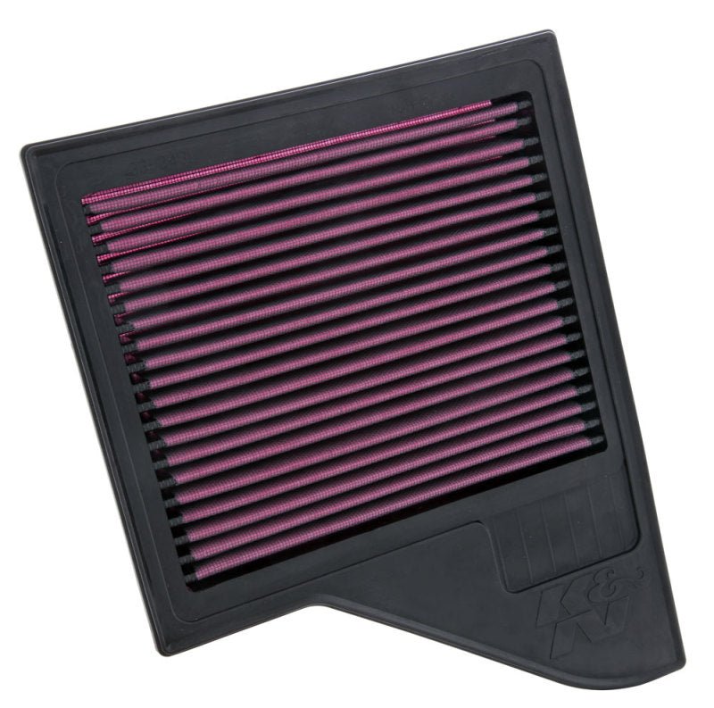 K&N Engineering High - Flow Drop - In Air Filter for Ford Mustang 4.6L V8 – Part Number KN - 33 - 2431 | knn33 - 2431 - JDMuscleSPK19581