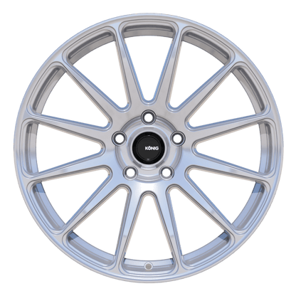 Konig Aeris 19x8.5 5x108 ET43 Steel Silver Wheel - JDMuscleSPKkngAR8950843S