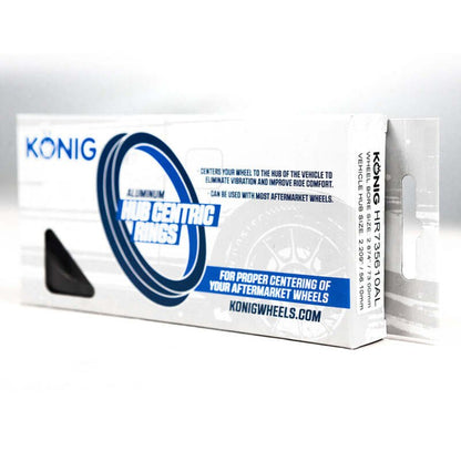 Konig Aluminum Hub Ring Set (4pcs) - 73.1mm O.D. / 56.1mm I.D. - JDMuscleSPKkngHR735610AL