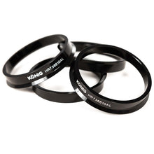Konig Aluminum Hub Ring Set (4pcs) - 73.1mm O.D. / 66.1mm I.D. - JDMuscleSPKkngHR736610AL