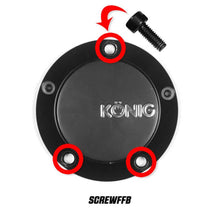 Konig Cap Screw (Black) For CAPFFB - Flow Formed (Single) - JDMuscleSPKkngSCREWFFB