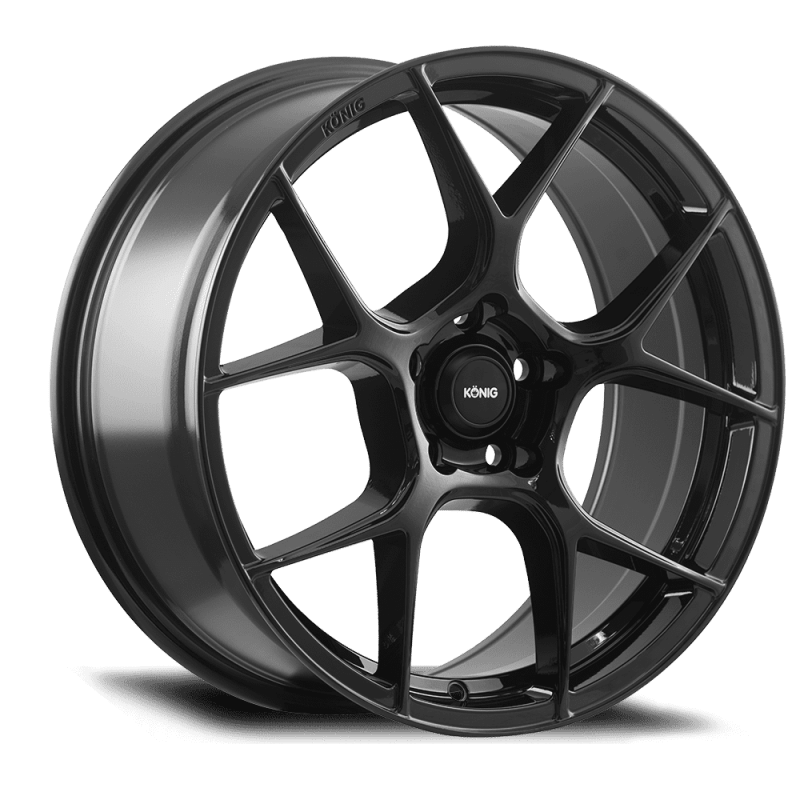 Konig Diverge 16X7.5 5X108 ET40 Gloss Black - JDMuscleSPKkngDG76508405