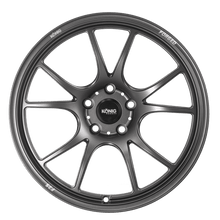Konig Forged F3S 17x8 / 5x114.3 / ET35 - Satin Charcoal Knurled Bead - JDMuscleSPKkngF3S8751435G