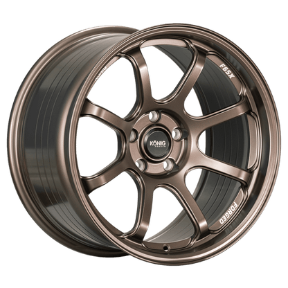 Konig Forged F6SX 18x10 5x120 ET40 Race Bronze Wheel (Knurled Bead) - JDMuscleSPKkngF6SX08520408