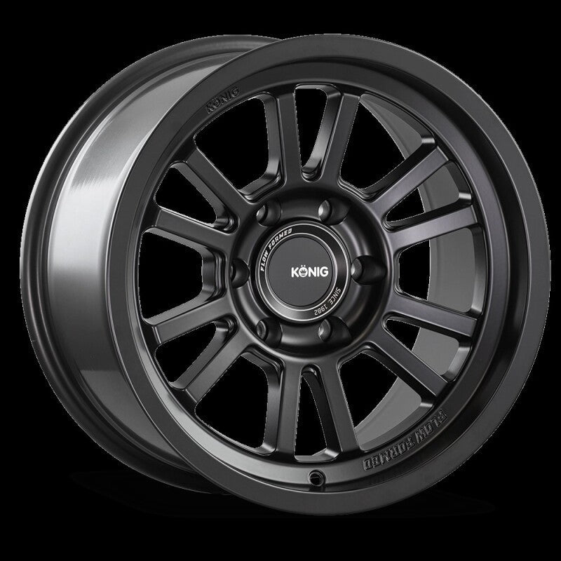 Konig HT1 17X8.5 6X139.7 ET - 6 6X139.7 Matte Black - JDMuscleSPKkngH1876139N65