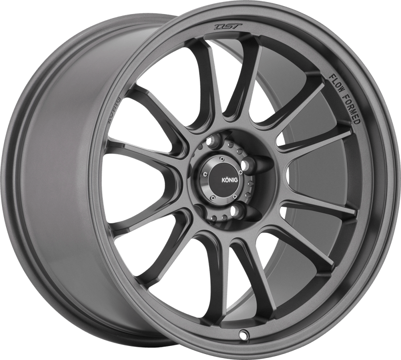 Konig Hypergram 18x11 5x120 ET25 Matte Grey Wheel - JDMuscleSPKkngHG1852025G