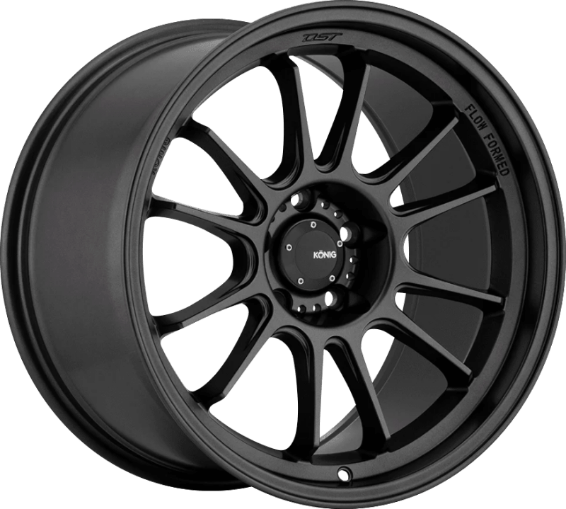 Konig Hypergram 18x12 5x114.3 ET20 Matte Black Wheel - JDMuscleSPK817655