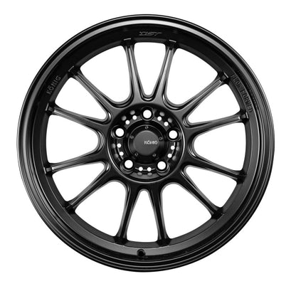 Konig Hypergram 18x12 5X120 ET20 Matte Black Wheel - JDMuscleSPKkngHG28520205