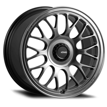 Konig MRK1 19X9.5 5X120 ET35 Hyper Carbon - Gloss Black Gear Cap/Logo/Cover Plate - JDMuscleSPKkngMKN9520356
