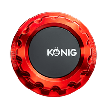 Konig MRK1 Anodized Red Gear Cap w/ Logo - JDMuscleSPKkngCAPMRK1R