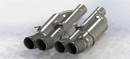 Kooks Headers 09 - 13 Chevrolet Corvette Z06/ZR1 3 - inch Valved Axle - Back Exhaust with Stainless Steel Tips – Part Number KSH21606750 | ksh21606750 - JDMuscleSPK834326