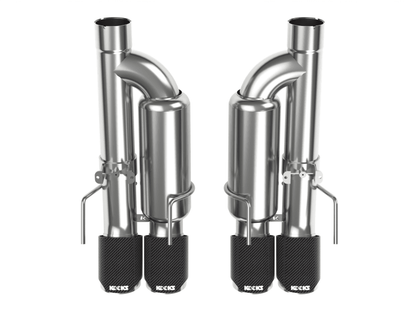 Kooks Headers 09 - 13 Chevrolet Corvette Z06/ZR1 3 - inch Valved Axle - Back Exhaust with Stainless Steel Tips – Part Number KSH21606750 | ksh21606750 - JDMuscleSPK834326