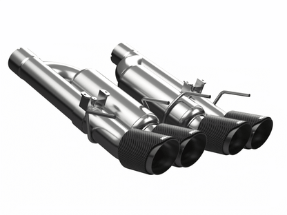 Kooks Headers 09 - 13 Chevrolet Corvette Z06/ZR1 3 - inch Valved Axle - Back Exhaust with Stainless Steel Tips – Part Number KSH21606750 | ksh21606750 - JDMuscleSPK834326