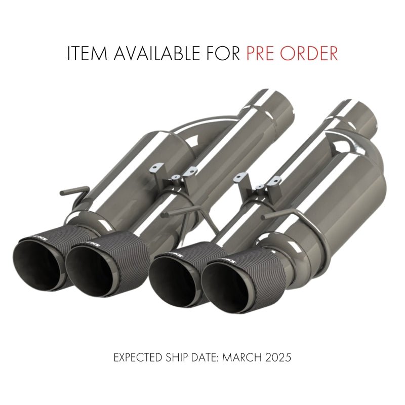 Kooks Headers 09 - 13 Chevrolet Corvette Z06/ZR1 3 - inch Valved Axle - Back Exhaust with Stainless Steel Tips – Part Number KSH21606750 | ksh21606750 - JDMuscleSPK834326