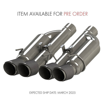 Kooks Headers 09 - 13 Chevrolet Corvette Z06/ZR1 3 - inch Valved Axle - Back Exhaust with Stainless Steel Tips – Part Number KSH21606750 | ksh21606750 - JDMuscleSPK834326