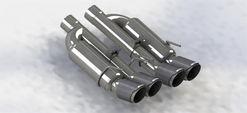 Kooks Headers 09 - 13 Chevrolet Corvette Z06/ZR1 3 - inch Valved Axle - Back Exhaust with Stainless Steel Tips – Part Number KSH21606750 | ksh21606750 - JDMuscleSPK834326