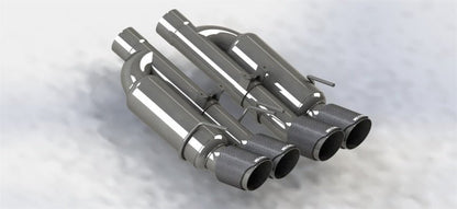 Kooks Headers 09 - 13 Chevrolet Corvette Z06/ZR1 3 - inch Valved Axle - Back Exhaust with Stainless Steel Tips – Part Number KSH21606750 | ksh21606750 - JDMuscleSPK834326