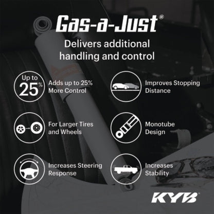 KYB [04 WRX STI] Gas-a-Just Front Left Strut - OE Replacement - JDMuscleStruts And Shockskyb5510041
