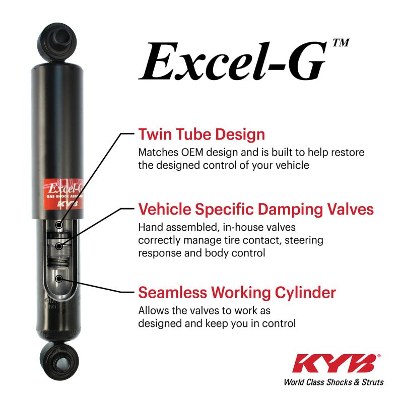 KYB Excel - G Front Right Gas Strut for 2013 - 2014 Subaru Legacy AWD | OE - Quality Shock and Strut Replacement | kyb3340106 - JDMuscleSPK838326