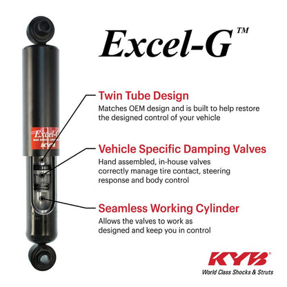 KYB Excel - G Front Right Gas Strut for 2013 - 2014 Subaru Legacy AWD | OE - Quality Shock and Strut Replacement | kyb3340106 - JDMuscleSPK838326