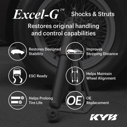 KYB Excel - G Front Right Gas Strut for 2013 - 2014 Subaru Legacy AWD | OE - Quality Shock and Strut Replacement | kyb3340106 - JDMuscleSPK838326