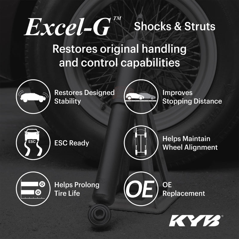 KYB Excel - G Front Shocks & Struts for Ford Mustang 1987 - 1993 | Part Number KYB235009 | kyb235009 - JDMuscleSPK266169