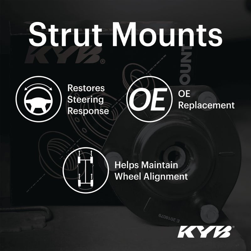 KYB Front Strut Mount Kit for Toyota Corolla, Lexus UX200, and Prius – Part Number KYB SM5913 | kybSM5913 - JDMuscleSPK838337