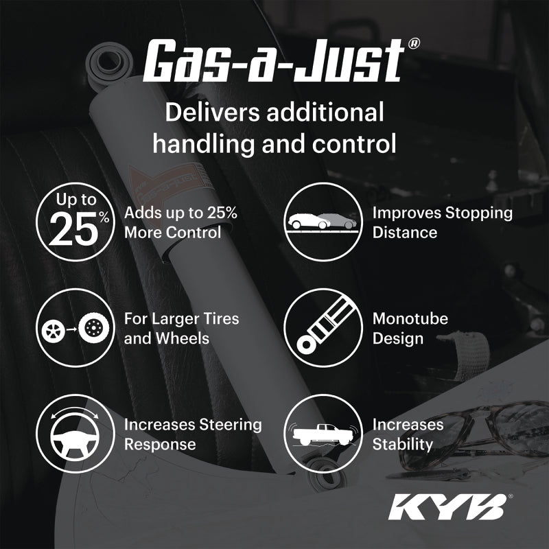 KYB Gas - a - Just Monotube Shock Absorber for Ford Mustang and Volkswagen Beetle - Part KYBKG4521 | kybKG4521 - JDMuscleSPK265233