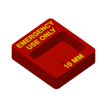 LayerX 10MM Socket 'Emergency Use Only' Stand - JDMuscleToolsLAX-000001BlackBlack1/4
