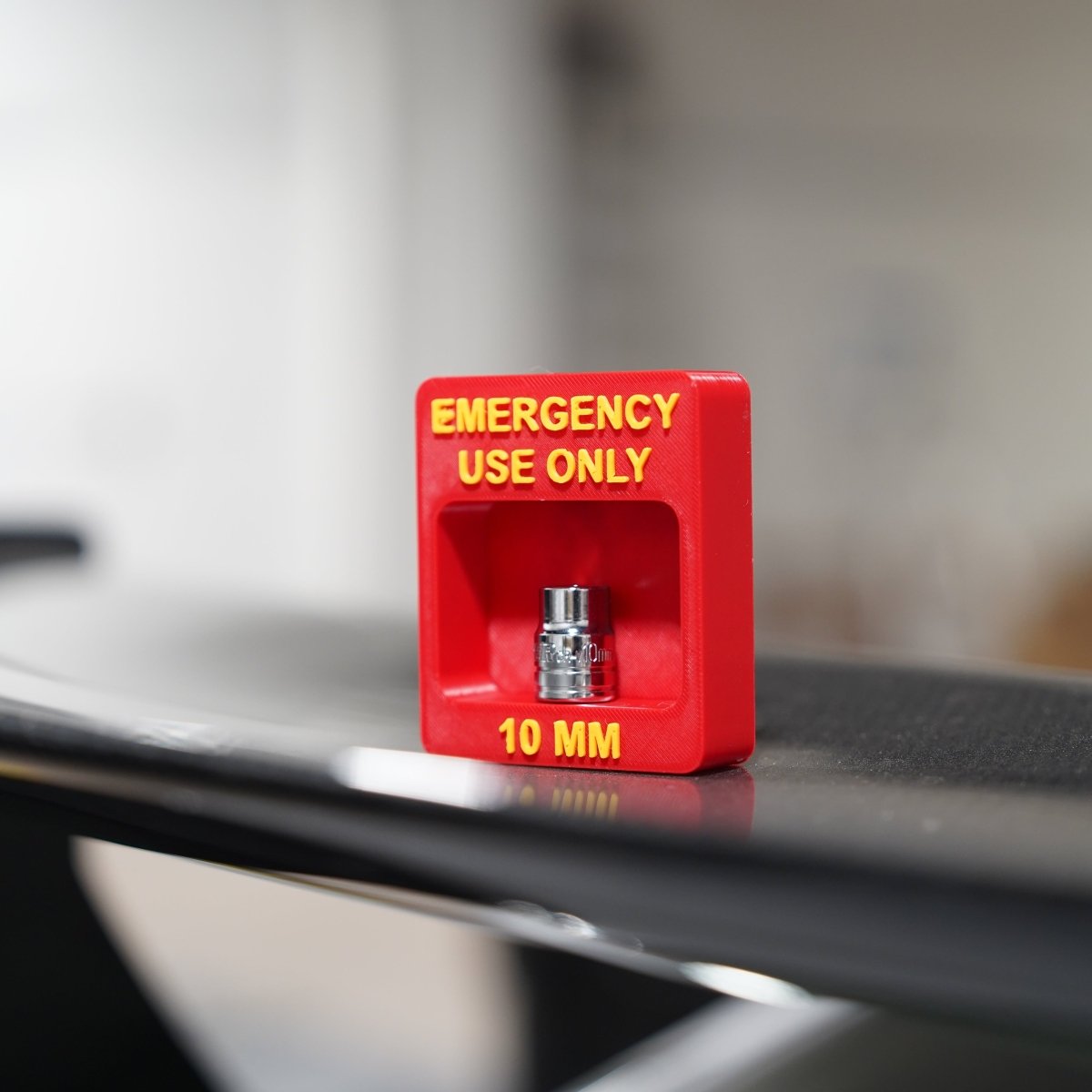LayerX 10MM Socket 'Emergency Use Only' Stand - JDMuscleToolsLAX-000001BlackBlack1/4