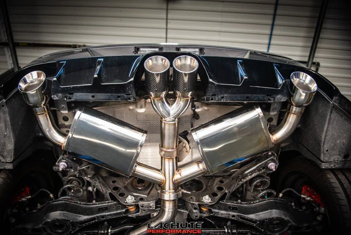 LP Adventure [23+ GR Corolla] Catback Exhaust - Carbon Tips | FLP2023+CB - CGR - C - JDMuscleCat Back Exhaust SystemlpaFLP2023+CB-CGR-C