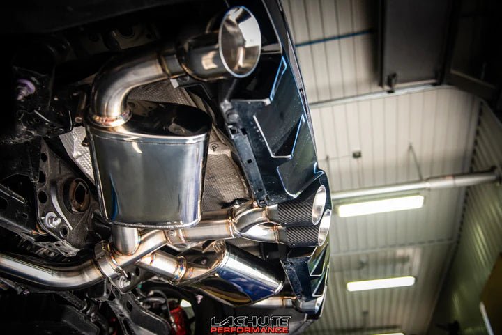 LP Adventure [23+ GR Corolla] Catback Exhaust - Carbon Tips | FLP2023+CB - CGR - C - JDMuscleCat Back Exhaust SystemlpaFLP2023+CB-CGR-C