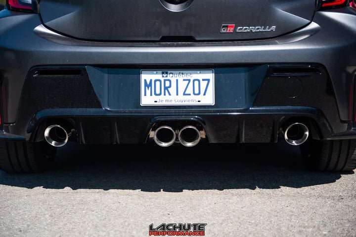 LP Adventure [23+ GR Corolla] Catback Exhaust - Carbon Tips | FLP2023+CB - CGR - C - JDMuscleCat Back Exhaust SystemlpaFLP2023+CB-CGR-C