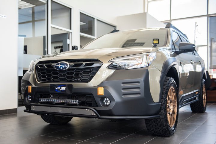 LP Aventure 2022 Outback Wilderness Edition Big Bumper Guard - Powdercoated w/Full Armor | FLP - OBW - 22 - GUARD - B+B.GUARD+OPC - JDMuscleBumper Guards / Light BarslpaFLP-OBW-22-GUARD-B+B.GUARD+OPC