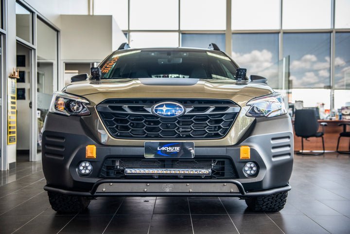 LP Aventure 2022 Outback Wilderness Edition Big Bumper Guard - Powdercoated w/Full Armor | FLP - OBW - 22 - GUARD - B+B.GUARD+OPC - JDMuscleBumper Guards / Light BarslpaFLP-OBW-22-GUARD-B+B.GUARD+OPC